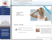 Tablet Screenshot of dr-scheffer.de